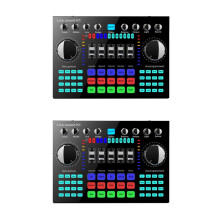 2X K1 Computer Phone Voice Changer HIFI Live Sound Card Mixer Board Streaming Audio 5.0 Universal