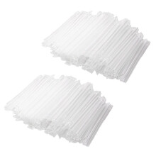 600Pcs Smoothie Jumbo Straw Clear Plastic Drinking Straws for Milkshake Bubble Tea Jumbo Straws Fruit Shakes