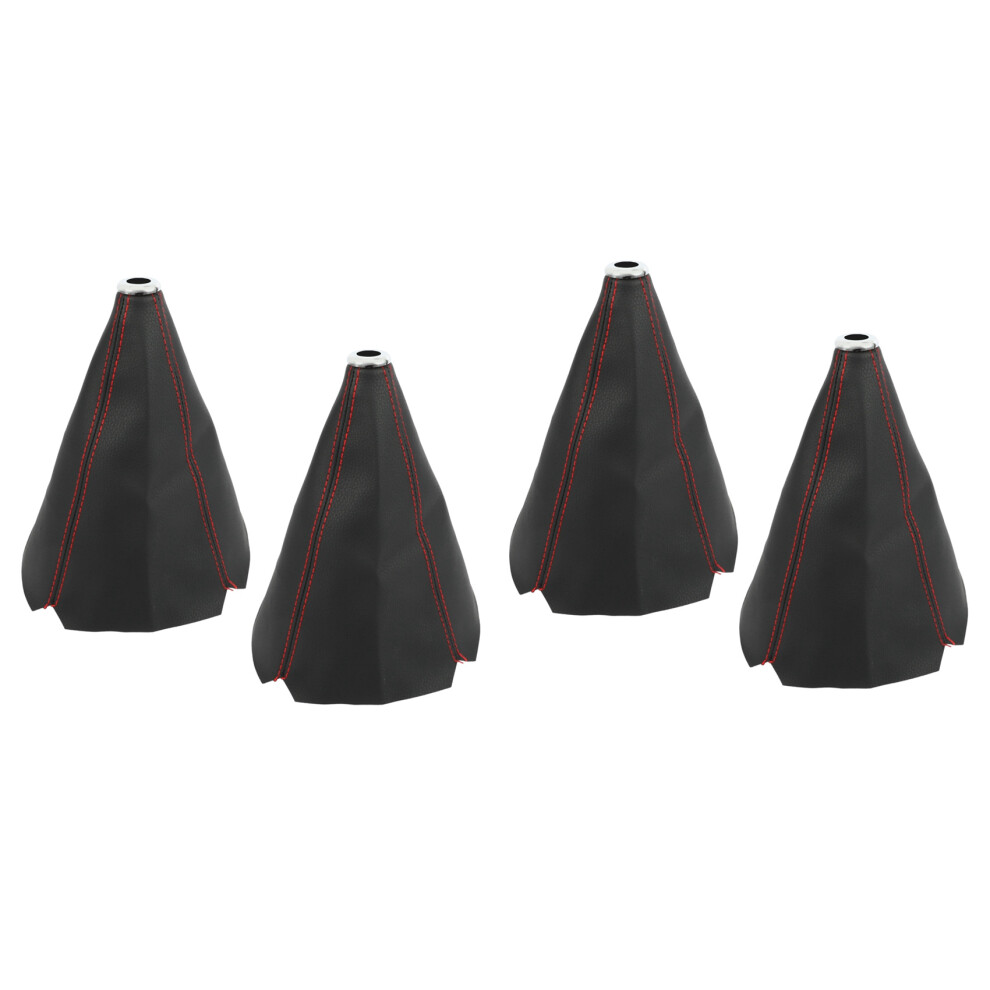 4X Universal Auto Manual Gear Shift Knob Boot Dust-Cover Gear Gaiter Cover Gear Shifter Boot Shift Knob Gaiter Boot 6034256521617