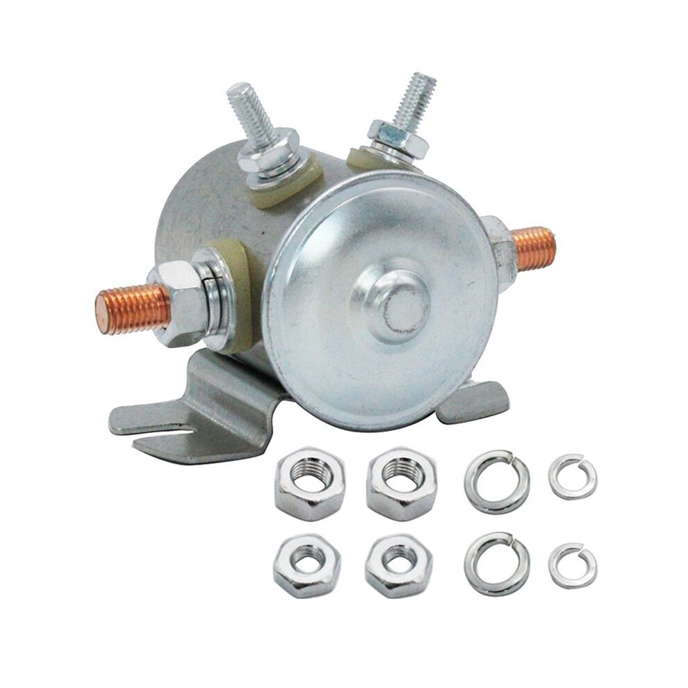 12 Volt Duty Solenoid Relay 4-Terminal 150A For Carts Heavy Duty Solenoid Relay 1114208 66-702 6031543755892