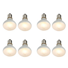 NOMOYPET 8 Pack Reptile Uvb Uva Heat Lamp Bulb for Reptiles Truly Sun-Like Bright Heat for Reptiles,Amphibian and Birds (100 W)