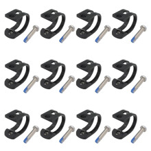 12Pcs Bike Brake Lever Clamp Stainless Bolt Bicycle Brake Lever Clamp Ring for E7 E9 X0 GUIDE R RSC CODE