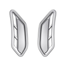 Car Side Wing Air Flow Intake Cover Side Trim Frame for Forester 2025 Silver