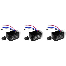 3Pc Motor Speed Regulator 12V/24V 10 A Motor Speed Controller for Car Truck Fan Heater Control