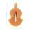 Violin Practice Mute Style Rubber Quiet Practice Solution for Violin and Small Viola 2