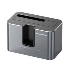 BLUEENDLESS M.2 NVME Solid-State Drive Enclosure Support to 28TB USB External Enclosure Case for 2.5/3.5 in US Plug