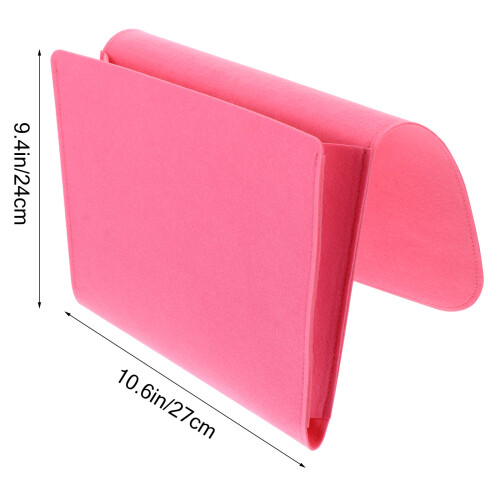 2Stk Felt Storage Hängende Tasche Für Armlehne Polyester 1