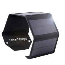 HWMATE 8W Foldable Solar Panel Charger Portable USB Solar Phone Charger for Camping Hiking Outdoor