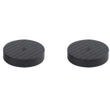 2X Kohlefaser-Lautsprecherisolation 40 X 10 mm Spikes Basispolster LautsprecherstäNderfüßE HiFi-AMP-Lautsprecherpolster