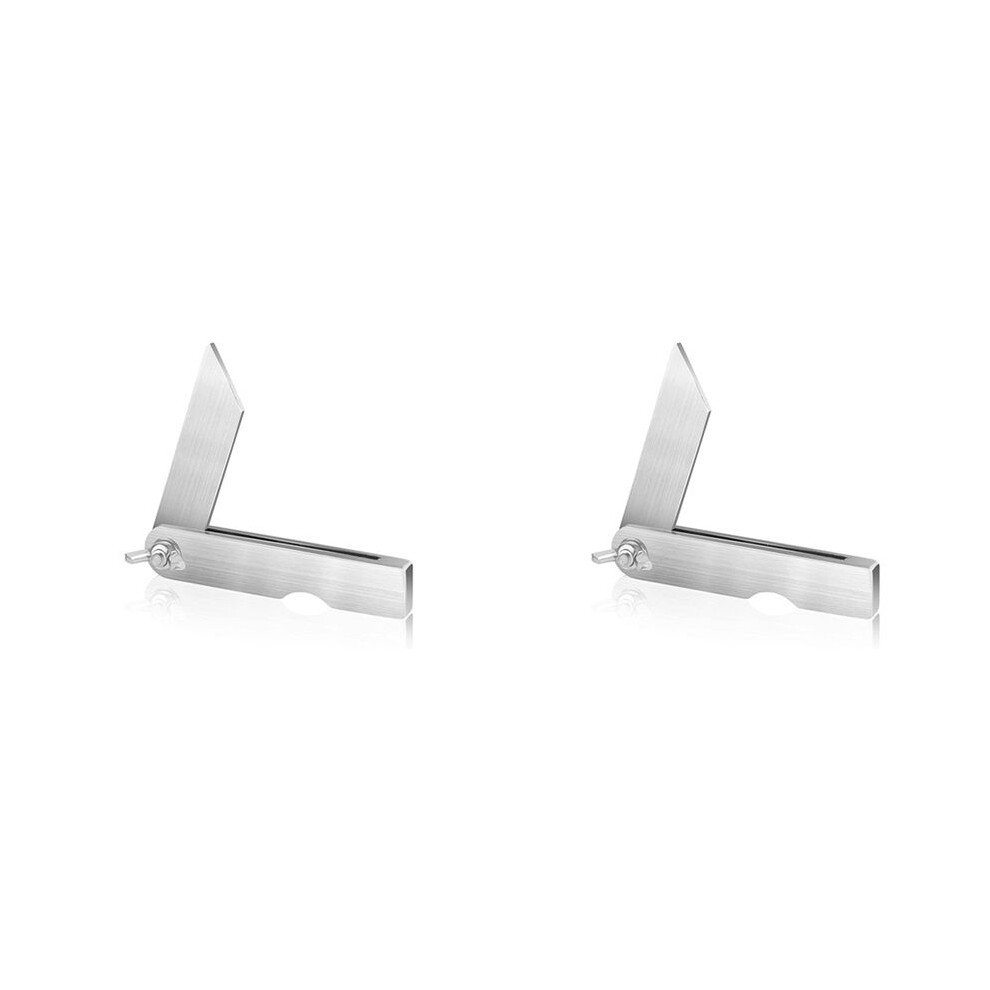 2X Sliding T-Bevel Gauge Protractor 4 Inch Bevels Angle Adjustable Carpenter Bevels Finder For Woodworking 4713032523008
