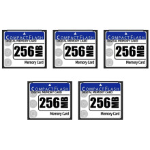 5X 256 MB Compact Flash-Geheugenkaart voor Camera, Reclamemachine, IndustriëLe Computerkaart