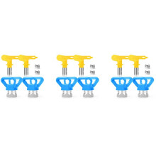 12-Teiliges Airless-FarbdüSen-Set, Umkehrbare SprüHspitzen Airless-FarbspritzdüSenspitzen Airless-SpritzgeräT-SprüHmaschine