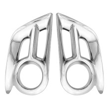 Car Fog Lampshades Car ABS Chrome Accessories Plated Fog Lamp Cover Trim Paste Style for  Hilux Vigo 2011-2013
