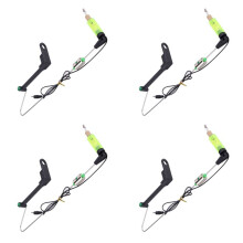 4X Fishing Carp Fishing Bite Alarm Hanger Swinger LED Illuminated Indicator Durable Fish Tools 2