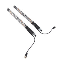 1 Fuß LED-Whip-Lichter, 20 Farben RGB, IP67 wasserdicht, Fernbedienung