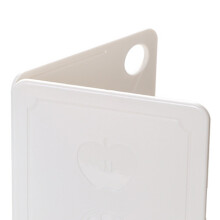 Foldable Plastic Kitchen Chopping Board 20x12.5cm Portable White