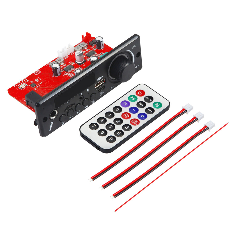 (Small Control) Mp3 Decoder Module Audio Amplifier 2*80W Speaker Decode Board For Mp3 Wav Flac Ape Lossless Format 6434023423739
