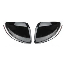 RHD Rear View Mirror Trim Cover for - C W205 E W213 GLC X253 2016-2023 Side Wing Mirrors Caps Bright Black