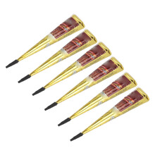 12 Stück Dunkelrote temporäre Tattoo-Paste 25g, hält 5-7 Tage