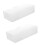 2X Clear Plastic Jewelry Rectangle Case Box Holder Container 18cm X 8.5cm X 4.5cm 1