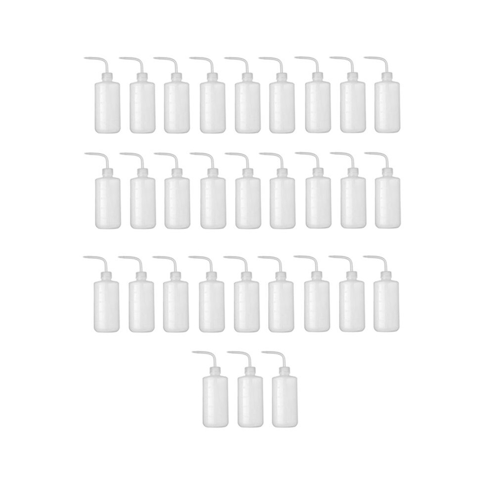 30Pcs Irrigation Bottle 500Ml 17Oz Indoor Plant Watering Can Water Squirt Bottle Plastic Rinse Bottle For Wash Tattoo 6034170041017