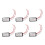 6X 200-250V to 12V Halogen Light Electronic Transformer 50W 1