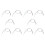 40X Set Steel Core E A D G Violin Strings for Full Size 4/4 1