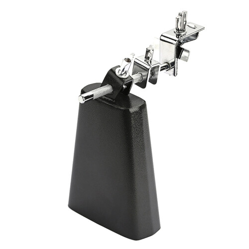 1Set Langlebige Metall Cowbell Für Drum Set Kinder Schwarz 1
