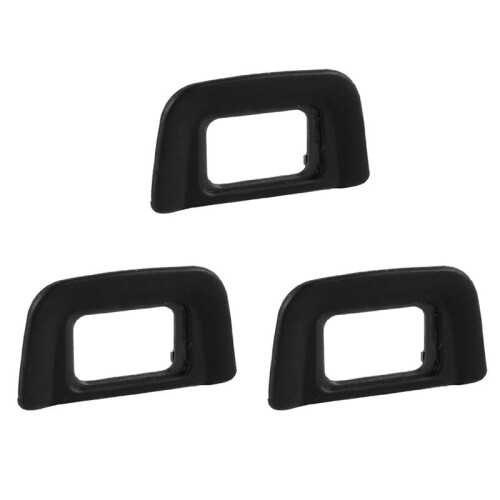 3X Nero Gomma Wrapped Plastica Oculare DK-20 per  D5100 D5000 D3100