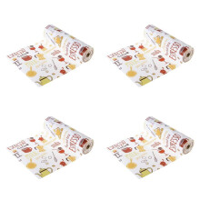 4X Multi-Function Drawer Shelf Liner Foam Paper for Kitchen Cabinets,Refrigerator,Drawers,Cabinets(Red, 12 X 196Inch)