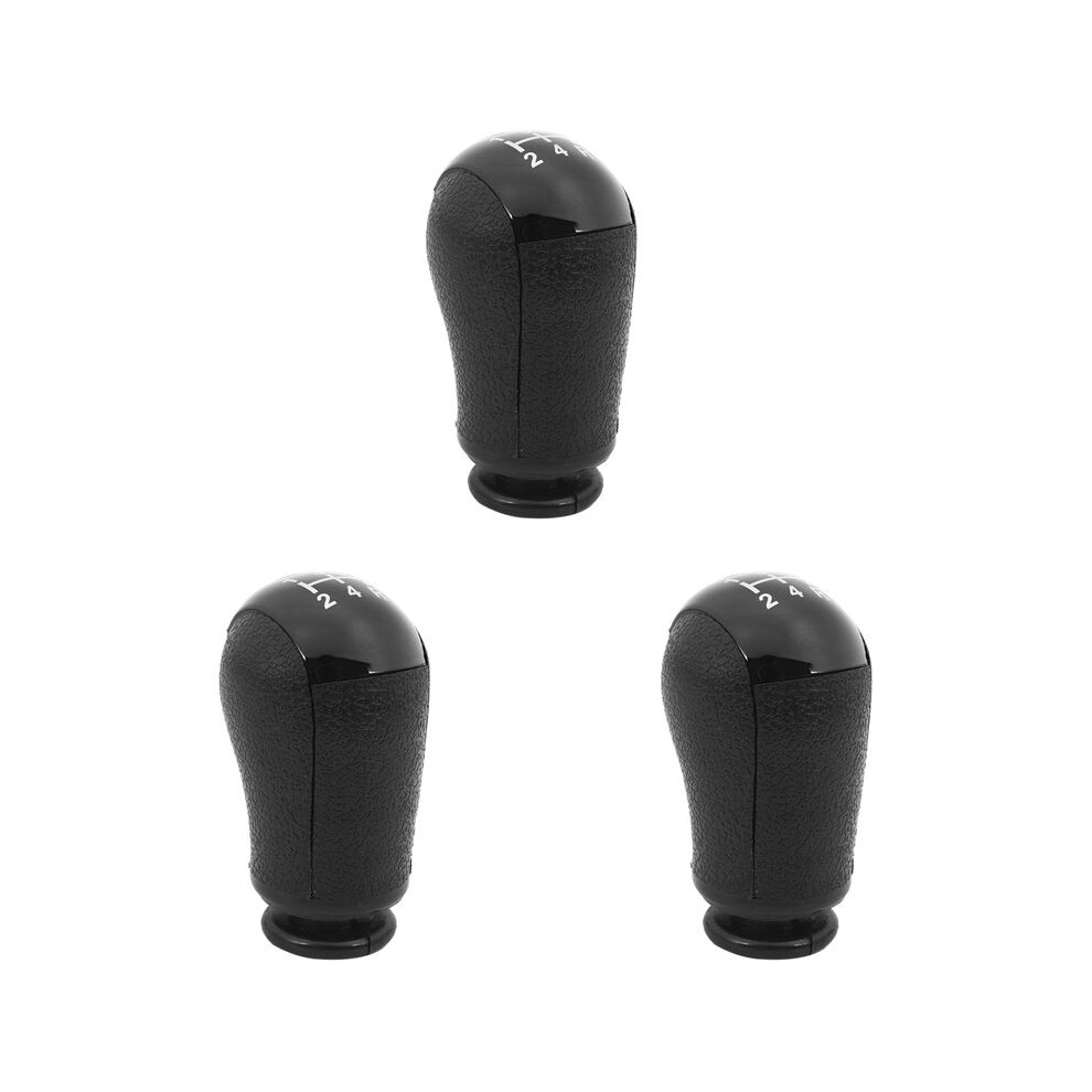 3X 5 Speed Mt Gear Stick Shift Knob Car For Focus Mondeo Mk3 S-Max C-Max Mustang Fiesta Mk6 Transit Black 6031061432190