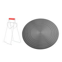 Non Slip Gas Stove Diffuser 24cm Aluminum Alloy Heat Plate with Tray Lifter