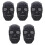 5X Airsoft Mask Skull Full Protective Mask - Black 1