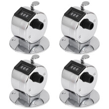 5X Base Redonda de 4 Dígitos Contador Manual Mecânico Click Counter