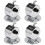 5X Round Base 4 Digit Manual Hand Tally Mechanical  Click Counter 1