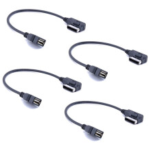 4X Recente Cavo Adattatore AMI MDI MMI / USB Per Audio MP3 Interfaccia Musicale Per A3 / A4 / A5 / A6 / A8 / S4 / S6 / S8 / Q5 / Q7 / R8 / TT E