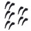 5 Pair Eyeglasses/Sunglasses/Spectacles Eyewear Ear Hook Lock Tip Holder---Black 1