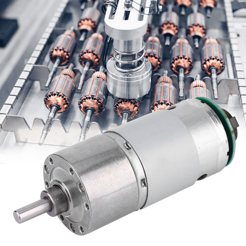 24V Torsion Gear Motor With Encoder 350Rpm Power Reduction For Automation 7611388769767