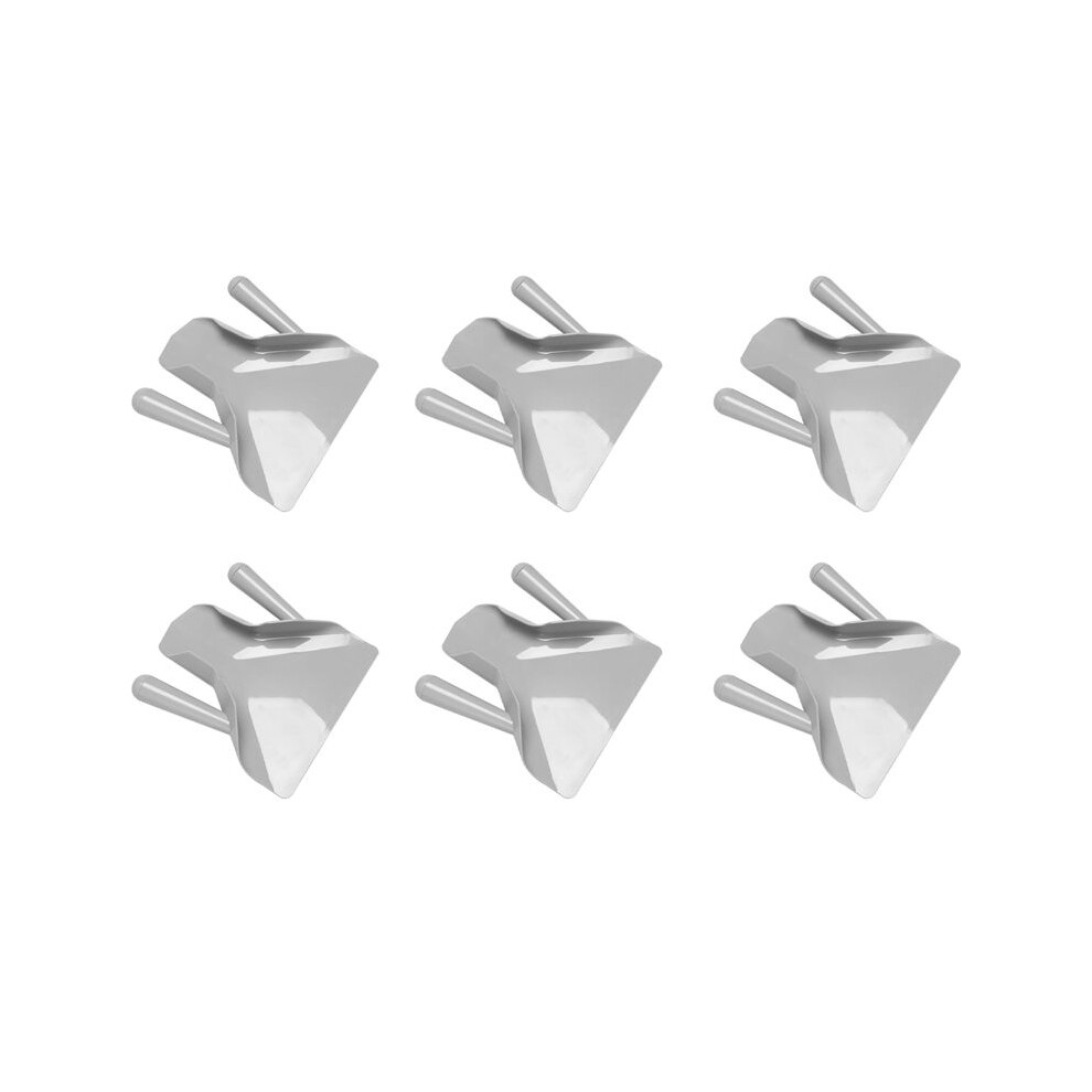 Semoic 6X Plastic Chip Scoop French Fries Shovel Loader Chip Packaging Shovel Funnel Popcorn Fast Food Double Handle