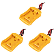 3X for Power Wheels Battery Adapter for 20V Battery 18V Dock Power Connector with 12 Gauge Wire, for Robotics