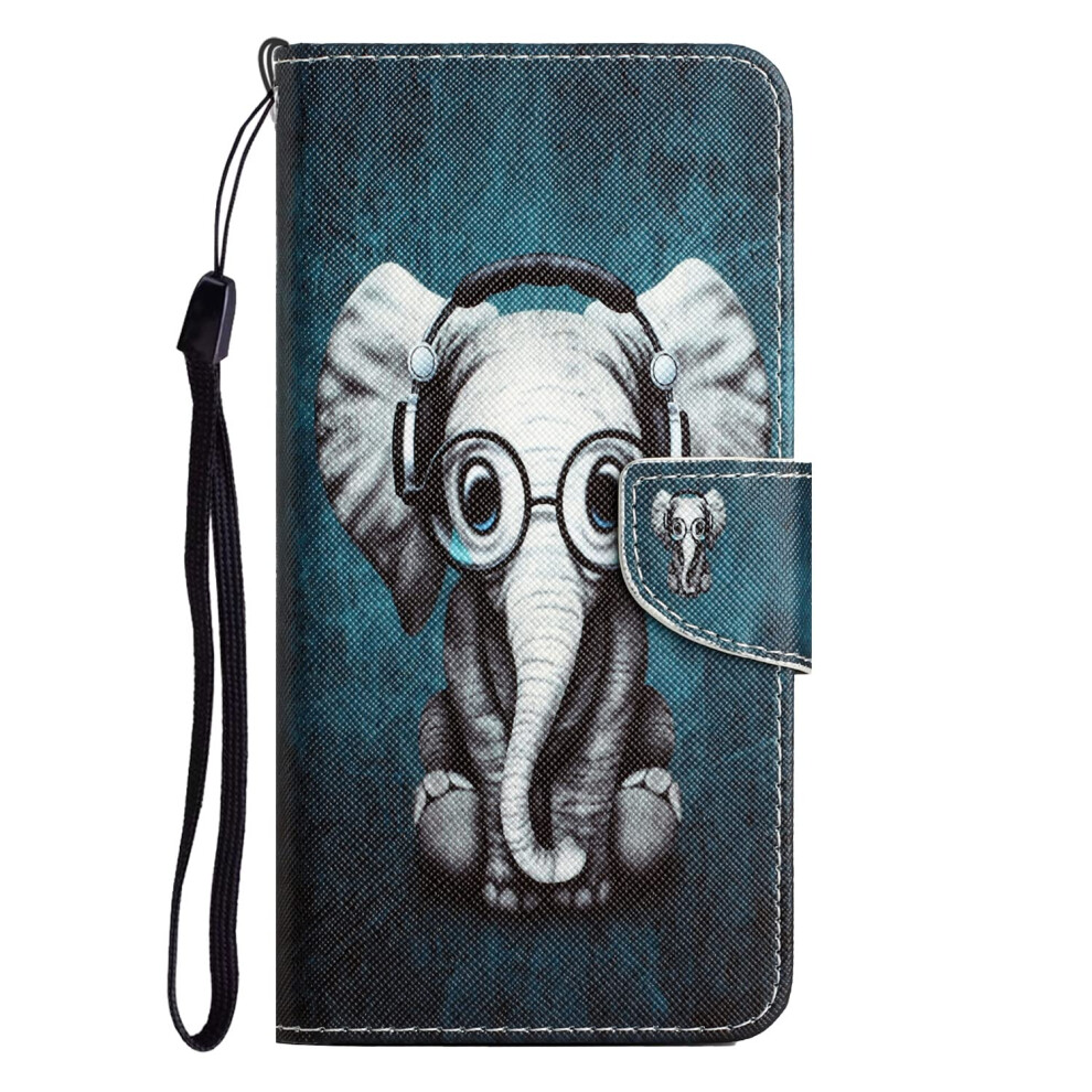 Leather Wallet Case Shockproof Flip Cover With Card Slots And Music Elephant Pattern For Vivo Y17 Y12 Y11 Y15 9092120936940