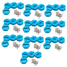 40X Aluminum Alloy 12mm Combiner Wheel Hub Hex Adapter Upgrades for 144001 1/14 RC Car Spare Parts,