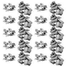 100 Stueck Kabinett Feder Belastet Eisen Gerade Schleife Knebel Riegel 45mm Laenge