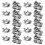 100Pcs Cabinet Spring Loaded Iron Straight Loop Toggle  45mm Length 1