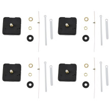 4X Clock Movement Mechanism with White Hour Minute Red Second Hand DIY Tools Kit