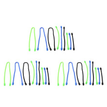 27Pcs Silicone Cable Tie, Reusable Twist Tie, Cable Tie Straps, 4-Inch,6-Inch,12-Inch