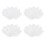 40 Pieces White Natural Ostrich Feather 20-25cm Wedding DIY 1