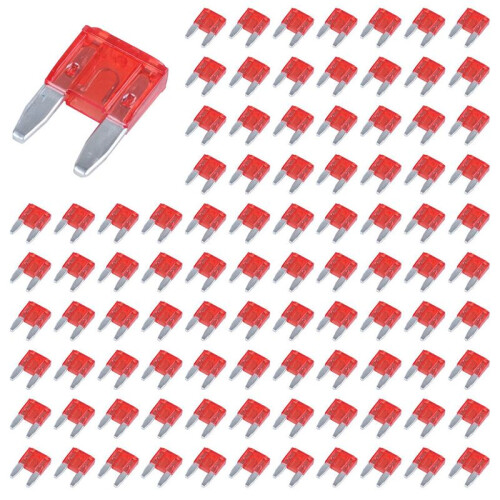 600PCS 10A 10A Auto  Blade Fuses Red for Car