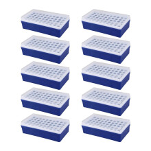 10X Laboratory Lab Plastic 50 Sockets 1.5Ml Centrifuge Tube Stand Holder Box