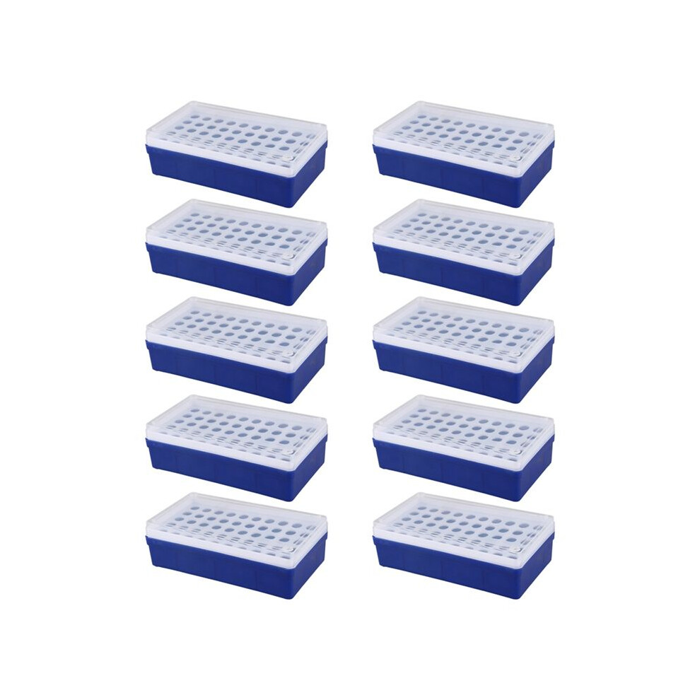 10X Laboratory Lab Plastic 50 Sockets 1.5Ml Centrifuge Tube Stand Holder Box 6032505140503